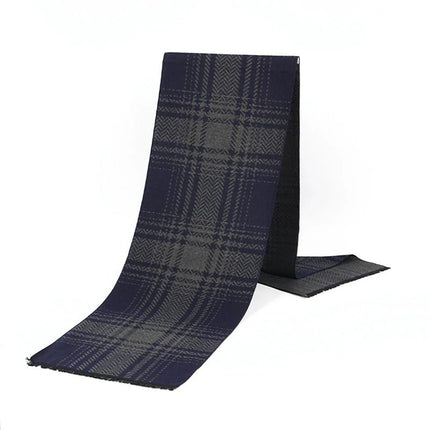 Business Casual Scarf Winter Men Windproof Plaid Scarves - Business Casual Scarf - Leo anvi - Mad Fly Essentials