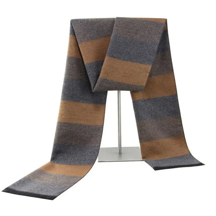 Business Casual Scarf Winter Men Windproof Plaid Scarves - Business Casual Scarf - Leo anvi - Mad Fly Essentials