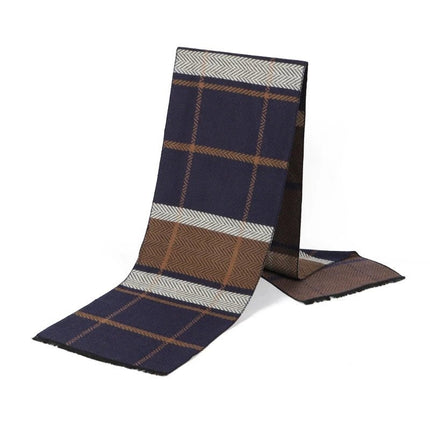 Business Casual Scarf Winter Men Windproof Plaid Scarves - Business Casual Scarf - Leo anvi - Mad Fly Essentials