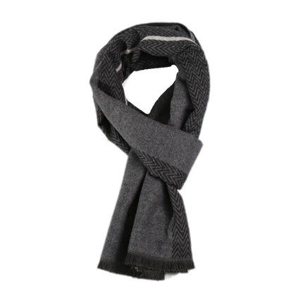 Business Casual Scarf Winter Men Windproof Plaid Scarves - Business Casual Scarf - Leo anvi - Mad Fly Essentials