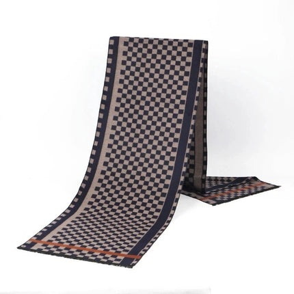 Business Casual Scarf Winter Men Windproof Plaid Scarves - Business Casual Scarf - Leo anvi - Mad Fly Essentials