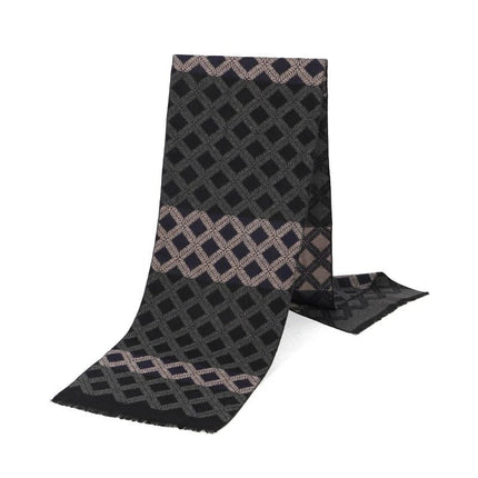 Business Casual Scarf Winter Men Windproof Plaid Scarves - Business Casual Scarf - Leo anvi - Mad Fly Essentials