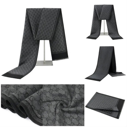 Business Casual Scarf Winter Men Windproof Plaid Scarves - Business Casual Scarf - Leo anvi - Mad Fly Essentials