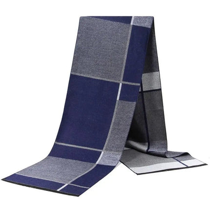 Business Casual Scarf Winter Men Windproof Plaid Scarves - Business Casual Scarf - Leo anvi - Mad Fly Essentials
