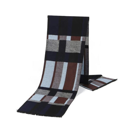 Business Casual Scarf Winter Men Windproof Plaid Scarves - Business Casual Scarf - Leo anvi - Mad Fly Essentials