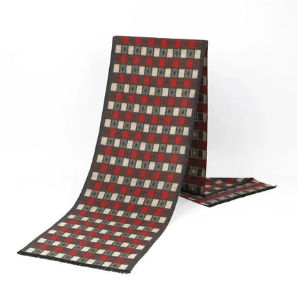 Business Casual Scarf Winter Men Windproof Plaid Scarves - Business Casual Scarf - Leo anvi - Mad Fly Essentials