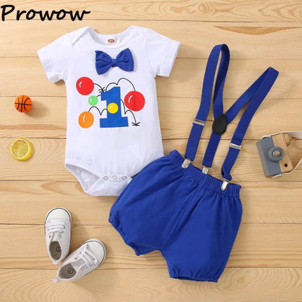 Baby Balloon Boy Birthday Outfit Set - Mad Fly Essentials