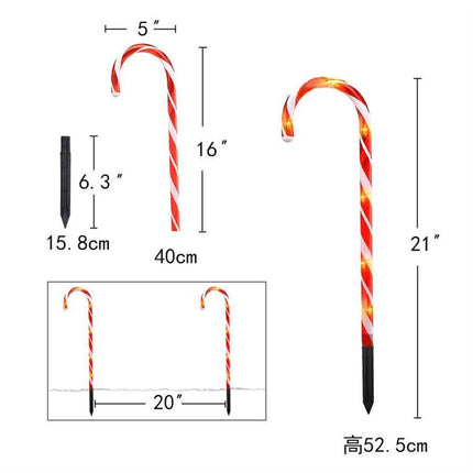 CandyCane Pathway Light Christmas Decor - Mad Fly Essentials