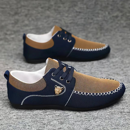 Canvas Shoes Men Durable Lightweight Business Casual Loafers - Canvas Shoes - Pdmcms - Mad Fly Essentials
