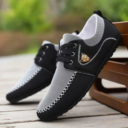 Canvas Shoes Men Durable Lightweight Business Casual Loafers - Canvas Shoes - Pdmcms - Mad Fly Essentials