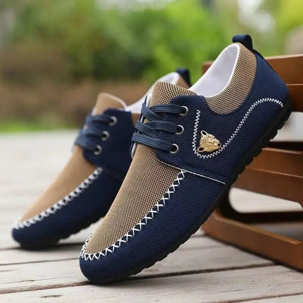 Canvas Shoes Men Durable Lightweight Business Casual Loafers - Canvas Shoes - Pdmcms - Mad Fly Essentials