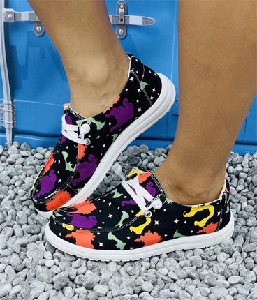 Canvas Shoes Women Lightweight Breathable Butterfly Shoes - Canvas Shoes - Animal Unicorn - Mad Fly Essentials