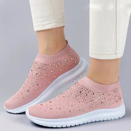 Canvas Shoes Women Rhinestone Breathable Walking - Canvas Shoes - Animal Unicorn - Mad Fly Essentials