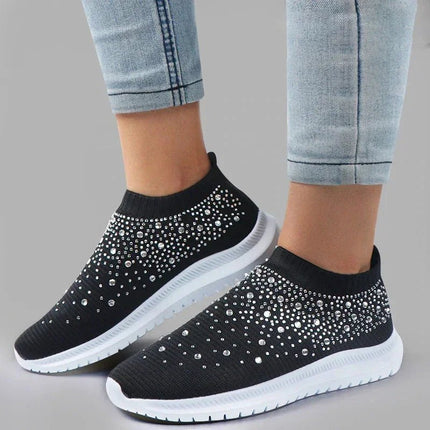 Canvas Shoes Women Rhinestone Breathable Walking - Canvas Shoes - Animal Unicorn - Mad Fly Essentials