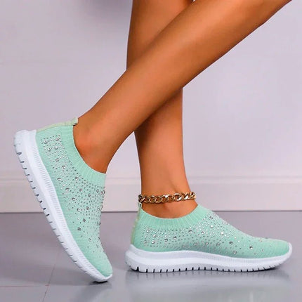 Canvas Shoes Women Rhinestone Breathable Walking - Canvas Shoes - Animal Unicorn - Mad Fly Essentials