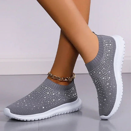 Canvas Shoes Women Rhinestone Breathable Walking - Canvas Shoes - Animal Unicorn - Mad Fly Essentials