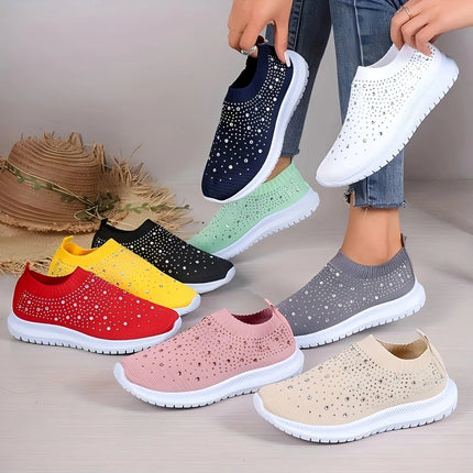 Canvas Shoes Women Rhinestone Breathable Walking - Canvas Shoes - Animal Unicorn - Mad Fly Essentials
