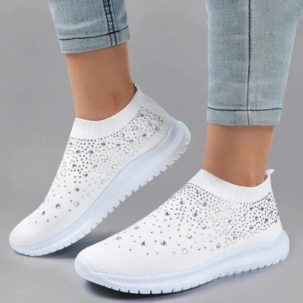 Canvas Shoes Women Rhinestone Breathable Walking - Canvas Shoes - Animal Unicorn - Mad Fly Essentials