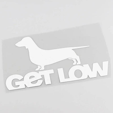 Car Home Window Dachshund GET LOW Auto 3D Wall Sticker - 3D Wall Sticker - COCOPLAY - Mad Fly Essentials