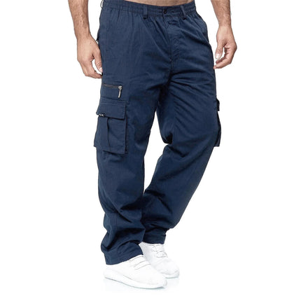 Cargo Pants Men Loose Straight-Leg Pants - Cargo Pants - Tacyiarmycal - Mad Fly Essentials