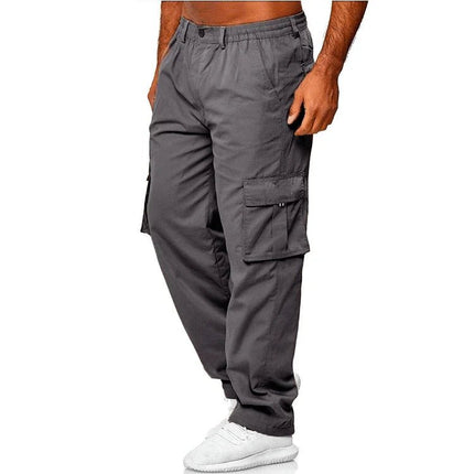 Cargo Pants Men Loose Straight-Leg Pants - Cargo Pants - Tacyiarmycal - Mad Fly Essentials