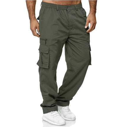 Cargo Pants Men Loose Straight-Leg Pants - Cargo Pants - Tacyiarmycal - Mad Fly Essentials