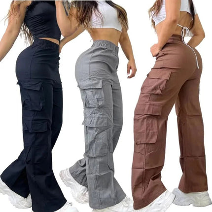Cargo Pants Women High Waist Slim Vintage Y2K Pants - Cargo Pants - Cargo Global - Mad Fly Essentials