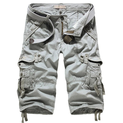 Cargo Shorts Men Solid Khaki Camo Running Shorts - Cargo Shorts - Tactiarmycal - Mad Fly Essentials