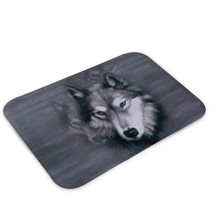 Cartoon 3D Dinosaur Dog Wolf Animal Doormat - Doormat - cLoocL - Mad Fly Essentials