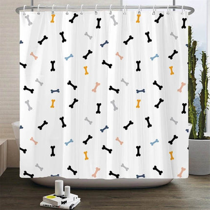 Cartoon Cat Llama Curtain Shower Bathroom Decor - Bathroom Decor - Retro Rugs - Mad Fly Essentials