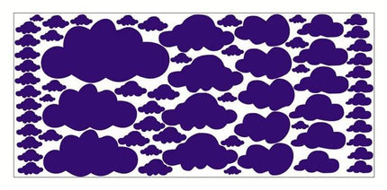 Cartoon Clouds 68pc 3D Wall Sticker - 3D Wall Sticker - Luminous - Mad Fly Essentials