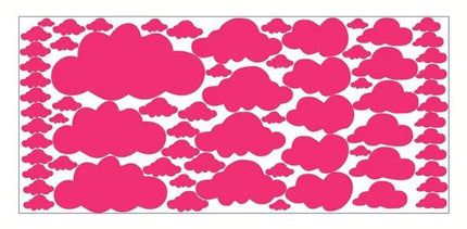 Cartoon Clouds 68pc 3D Wall Sticker - 3D Wall Sticker - Luminous - Mad Fly Essentials