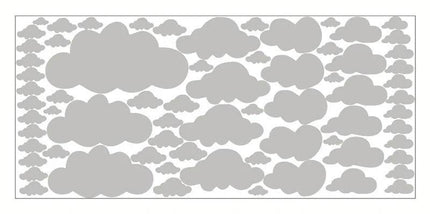 Cartoon Clouds 68pc 3D Wall Sticker - 3D Wall Sticker - Luminous - Mad Fly Essentials