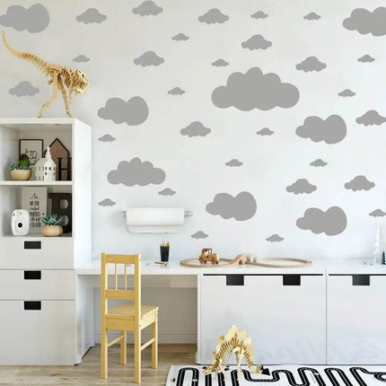 Cartoon Clouds 68pc 3D Wall Sticker - 3D Wall Sticker - Luminous - Mad Fly Essentials