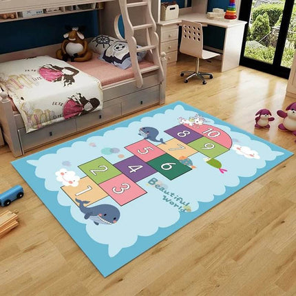 Cartoon Game Kids Room Learning Crawl Mat Floor Decor - Floor Decor - Essential Rugs - Mad Fly Essentials