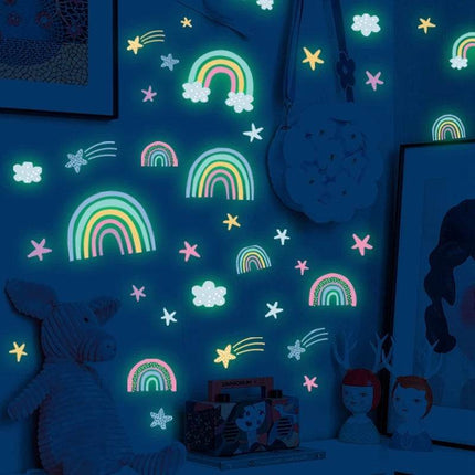 Cartoon Mushroom Luminous 3D Wall Sticker - 3D Wall Sticker - Party Essentials - Mad Fly Essentials