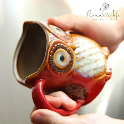 Cartoon Owl 3D Animal Coffee Mug - Coffee Mug - Medieval Decor - Mad Fly Essentials