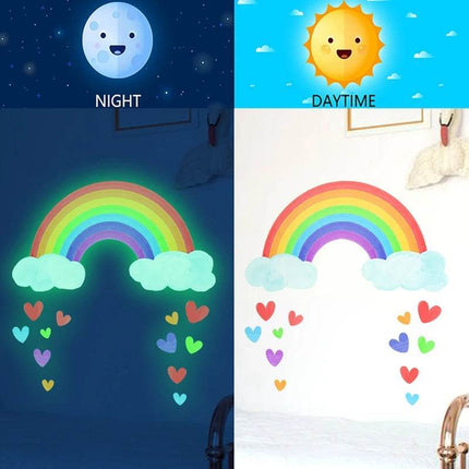Cartoon Rainbow Luminous DIY 3D Wall Sticker - 3D Wall Sticker - ZOOYOO - Mad Fly Essentials