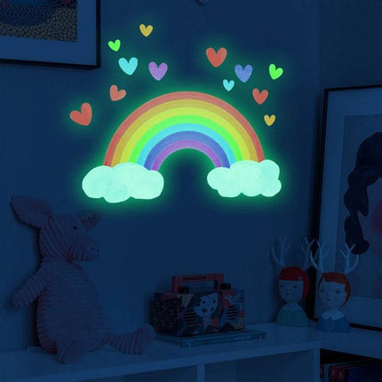 Cartoon Rainbow Luminous DIY 3D Wall Sticker - 3D Wall Sticker - ZOOYOO - Mad Fly Essentials