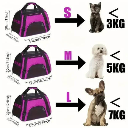 Cat Bags Portable Breathable Dog Pet Carrier - Pet Carrier - PETRAVEL - Mad Fly Essentials