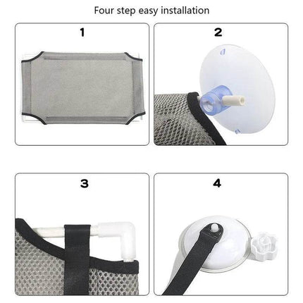 Cat Hanging Mount Hammock Beds Pet Essentials - Pet Essentials - PETLOVEY - Mad Fly Essentials