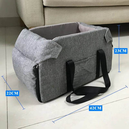 Khaki Dog Auto Pet Booster Seat - Mad Fly Essentials