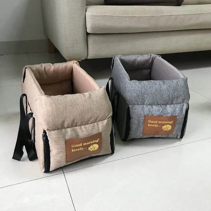 Khaki Dog Auto Pet Booster Seat - Mad Fly Essentials
