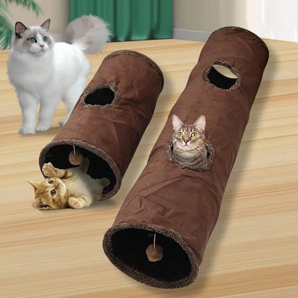 Cat Toys Collapse Tunnel Pet Essentials - Mad Fly Essentials