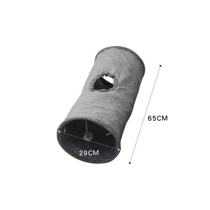 Cat Toys Long Suede Collapsible Tunnel Pet Essentials - Pet Essentials - PETRAVEL - Mad Fly Essentials