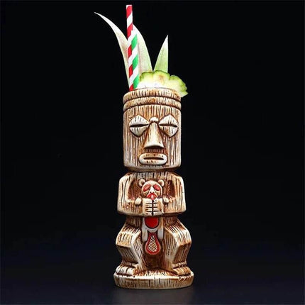 Ceramic 450mL Tiki Bar Beer Mug Party Decor - Party Decor - BARMAID BARWARE - Mad Fly Essentials