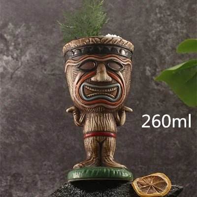 Ceramic 450mL Tiki Bar Beer Mug - Mad Fly Essentials