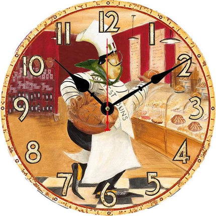 Chef Vintage Modern Office Wall Clock - Wall Clock - Warm like home - Mad Fly Essentials