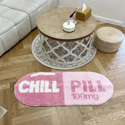 Chill Pill 100mg Tufted Area Rug - Area Rug - LAKEA - Mad Fly Essentials
