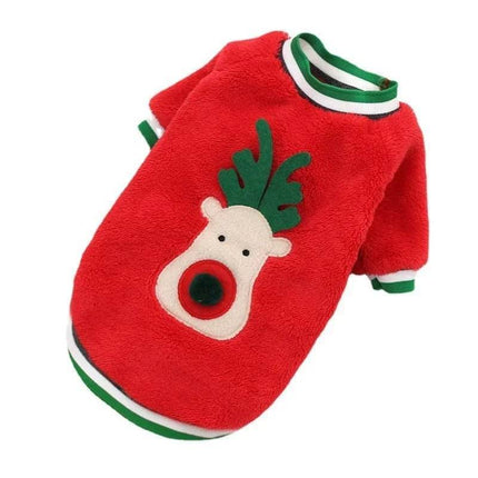 Christmas Dog Clothes Santa Pet Hoodies - Pet Hoodies - PetBoss - Mad Fly Essentials